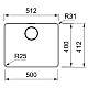 Купить Кухонная мойка Franke Mythos MYX 210-50 полированная сталь 127.0603.541 в магазине сантехники Santeh-Crystal.ru