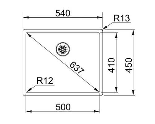 Заказать Кухонная мойка Franke Box BXX 210/110-50 полированная сталь 127.0453.656 в магазине сантехники Santeh-Crystal.ru