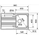 Приобрести Кухонная мойка Franke Smart SRX 611-86 полированная сталь 101.0383.480 в магазине сантехники Santeh-Crystal.ru