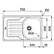 Приобрести Кухонная мойка Franke Onda Line OLL 611-79 матовая сталь 101.0611.833 в магазине сантехники Santeh-Crystal.ru