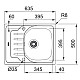 Купить Кухонная мойка Franke Onda Line OLL 611-63 декоративная сталь 101.0607.159 в магазине сантехники Santeh-Crystal.ru