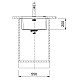 Купить Кухонная мойка Franke Mythos MYX 110-45 полированная сталь 122.0600.935 в магазине сантехники Santeh-Crystal.ru