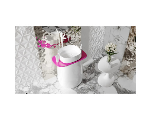 Раковина Salini S-Sense Oriente Totem 1303101GF 70x49 см, напольная, покраска по RAL глянец полностью