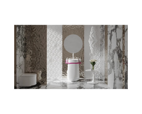 Раковина Salini S-Sense Oriente Totem 1303101GF 70x49 см, напольная, покраска по RAL глянец полностью