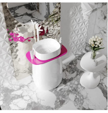 Раковина Salini S-Sense Oriente Totem 1303101GF 70x49 см, напольная, покраска по RAL глянец полностью