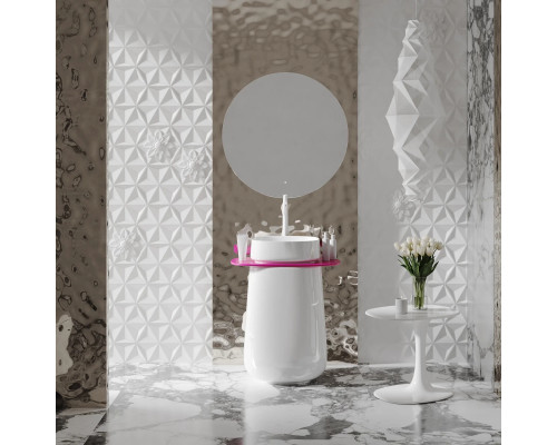 Раковина Salini S-Sense Oriente Totem 1303101MF 70x49 см, напольная, покраска по RAL матовый полностью