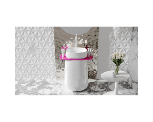 Раковина Salini S-Sense Oriente Totem 1303101MF 70x49 см, напольная, покраска по RAL матовый полностью