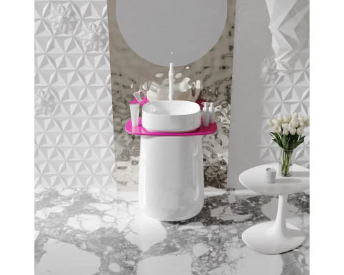 Раковина Salini S-Sense Oriente Totem 1303101MF 70x49 см, напольная, покраска по RAL матовый полностью