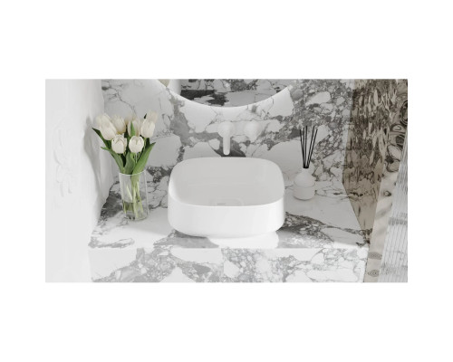 Раковина-чаша Salini S-Sense Oriente Bowl 1109102G 45x40,5 см, накладная, белый глянец