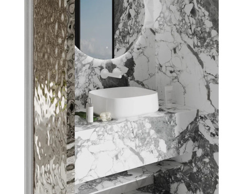 Раковина-чаша Salini S-Sense Oriente Bowl 1109102G 45x40,5 см, накладная, белый глянец