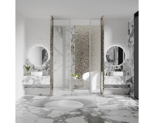 Раковина-чаша Salini S-Sense Oriente Bowl 1109102G 45x40,5 см, накладная, белый глянец