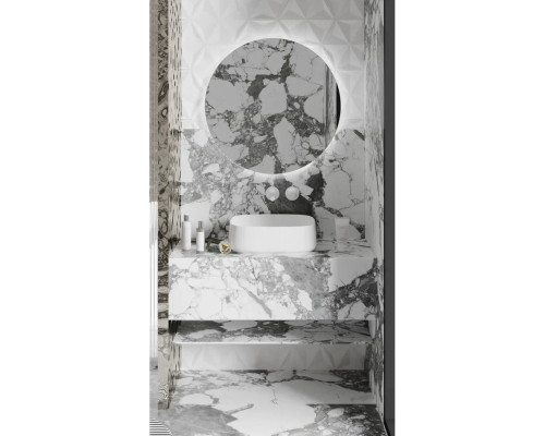 Раковина-чаша Salini S-Sense Oriente Bowl 1109102M 45x40,5 см, накладная, белый матовый