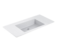 Раковина Vincea VCB-13100W 100x48 см, накладная, белый