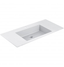 Раковина Vincea VCB-13100W 100x48 см, накладная, белый