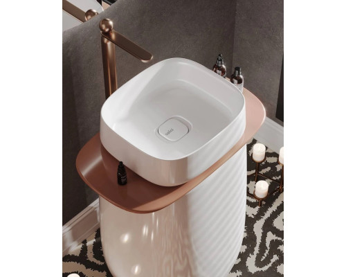 Раковина Salini S-Sense Oriente Totem 1303101MF 70x49 см, напольная, покраска по RAL матовый полностью