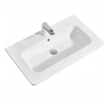 Раковина Vincea VCB-1A800W 80x48 см, накладная, белый