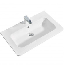 Раковина Vincea VCB-1A800W 80x48 см, накладная, белый