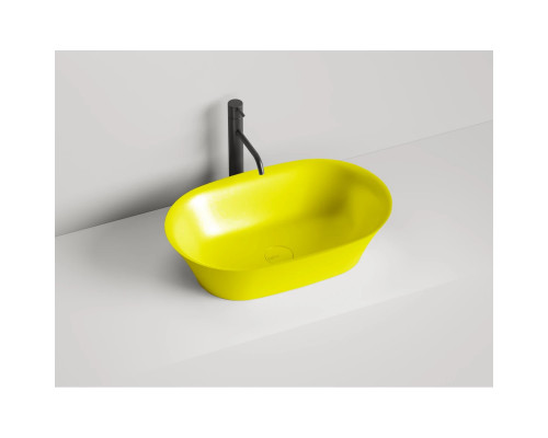 Раковина-чаша Salini S-Sense Mona 110811GF 60x39 см, накладная, покраска по RAL глянец полностью