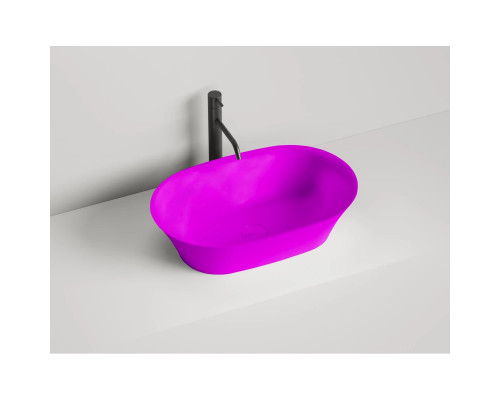 Раковина-чаша Salini S-Sense Mona 110811GF 60x39 см, накладная, покраска по RAL глянец полностью