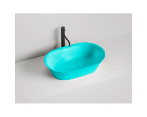 Раковина-чаша Salini S-Sense Mona 110811GF 60x39 см, накладная, покраска по RAL глянец полностью