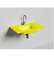 Раковина Salini S-Stone Onda 1402201MF 80x50 см, подвесная, покраска по RAL матовый полностью