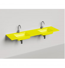 Раковина Salini S-Stone Onda 1402202MF 180x50 см, подвесная, покраска по RAL матовый полностью