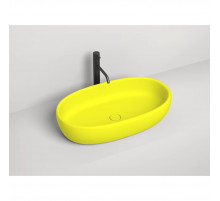 Раковина-чаша Salini S-Stone Luce 110721MF 69x39,5 см, накладная, покраска по RAL матовый полностью