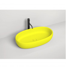 Раковина-чаша Salini S-Stone Luce 110721MF 69x39,5 см, накладная, покраска по RAL матовый полностью