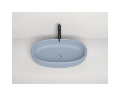 Раковина-чаша Salini S-Stone Luce 110721MF 69x39,5 см, накладная, покраска по RAL матовый полностью