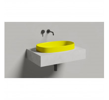 Раковина Salini S-Stone Greca 1803201MF 64,5x38,5 см, встраиваемая сверху, покраска по RAL матовый полностью