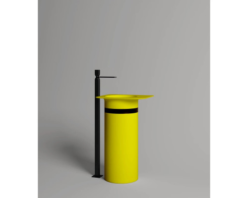 Раковина Salini S-Stone Ninfea 01 130221MF 54x44, см, напольная, покраска по RAL матовый полностью