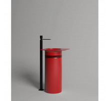 Раковина Salini S-Stone Ninfea 01 130221MF 54x44, см, напольная, покраска по RAL матовый полностью