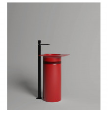 Раковина Salini S-Stone Ninfea 01 130221MF 54x44, см, напольная, покраска по RAL матовый полностью