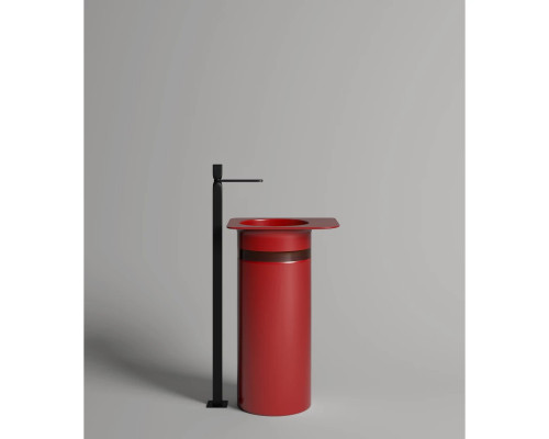 Раковина Salini S-Stone Ninfea 01 130221MF 54x44, см, напольная, покраска по RAL матовый полностью