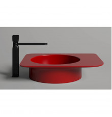 Раковина-чаша Salini S-Stone Ninfea 02 110521MF 54x44,7 см, накладная, покраска по RAL матовый полностью