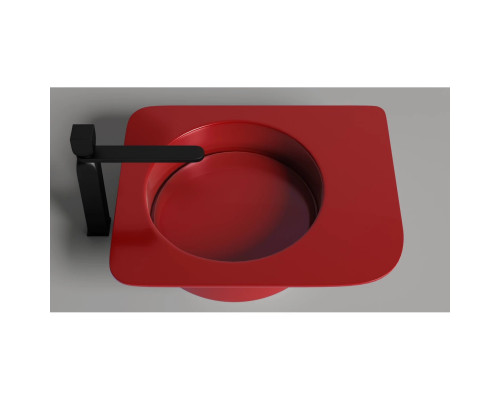 Раковина-чаша Salini S-Stone Ninfea 02 110521MF 54x44,7 см, накладная, покраска по RAL матовый полностью