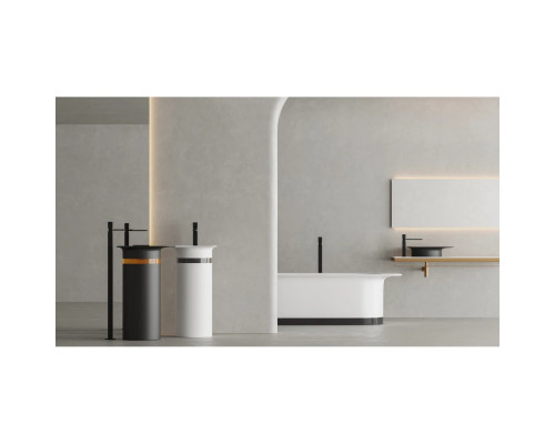 Раковина-чаша Salini S-Stone Ninfea 02 110521MF 54x44,7 см, накладная, покраска по RAL матовый полностью