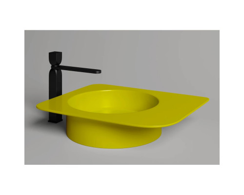 Раковина-чаша Salini S-Stone Ninfea 02 110521MF 54x44,7 см, накладная, покраска по RAL матовый полностью