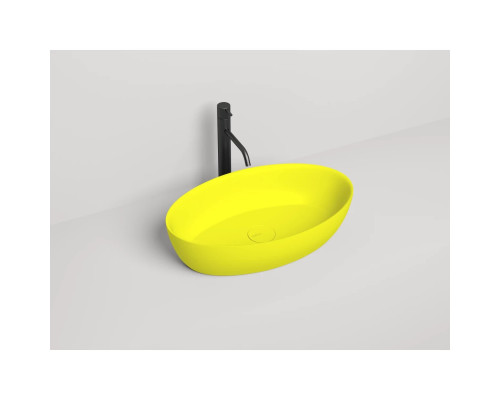 Раковина-чаша Salini S-Sense Alda 01 110611GF 58x35 см, накладная, покраска по RAL глянец полностью