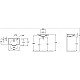 Приобрести Подвесная раковина с отверстием с правой стороны 60 см Jacob Delafon Spherik E4506-00 в магазине сантехники Santeh-Crystal.ru