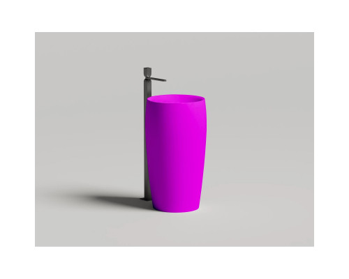 Раковина Salini S-Stone Alda 03 130321MF 47x47 см, напольная, покраска по RAL матовый полностью