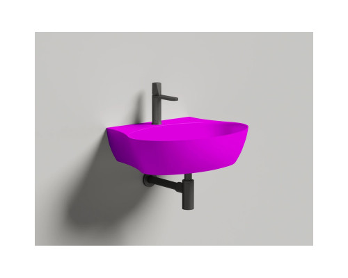 Раковина-чаша Salini S-Stone Alda Wall 01 140321MF 58x45 см, накладная, подвесная, покраска по RAL матовый полностью