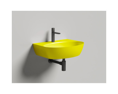 Раковина-чаша Salini S-Stone Alda Wall 02 140322MF 58x45 см, накладная, подвесная, покраска по RAL глянец полностью