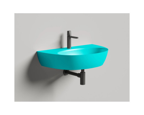 Раковина-чаша Salini S-Sense Alda Wall 03 140313GF 71x45 см, накладная, подвесная, покраска по RAL глянец полностью