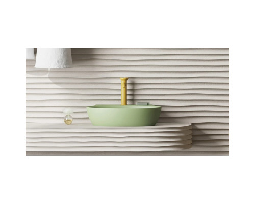 Раковина-чаша Salini S-Sense Alda Wall 01 140311GF 58x45 см, накладная, подвесная, покраска по RAL глянец полностью