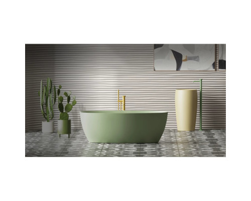 Раковина Salini S-Stone Alda 03 130321MF 47x47 см, напольная, покраска по RAL матовый полностью