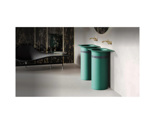 Раковина Salini S-Stone Ninfea 01 130221MF 54x44, см, напольная, покраска по RAL матовый полностью