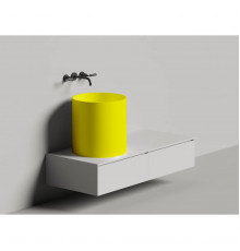 Раковина-чаша Salini S-Sense Armonia 04 130118GF 46x46 см, накладная, покраска по RAL глянец полностью