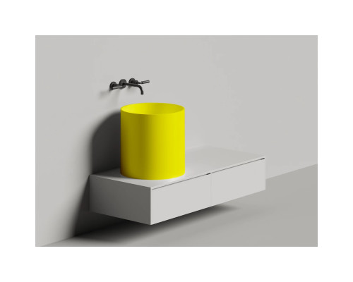 Раковина-чаша Salini S-Stone Armonia 04 130118MF 46x46 см, накладная, покраска по RAL матовый полностью