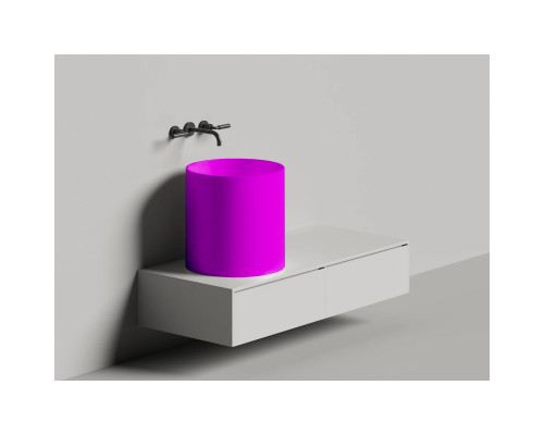 Раковина-чаша Salini S-Stone Armonia 04 130118MF 46x46 см, накладная, покраска по RAL матовый полностью